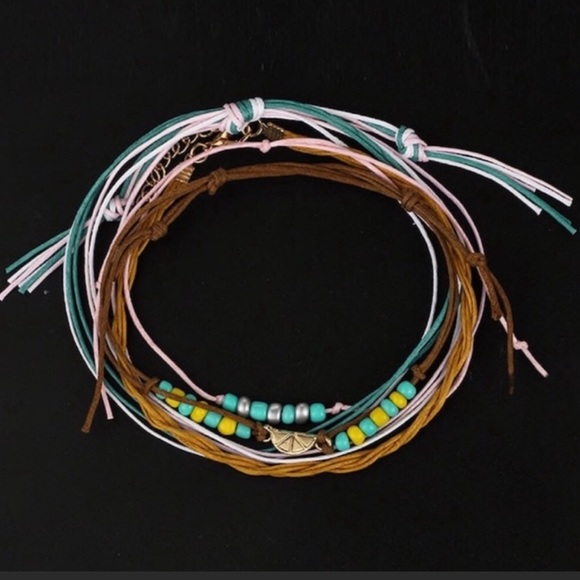 π 5/$35 || Sweet π Slice + Strings Anklet Set - Picture 7 of 7